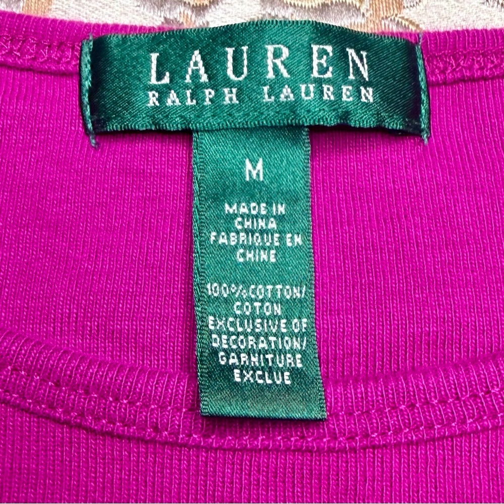 💗 Ralph Lauren Women’s Pink Long Sleeve Top 💗 - Picture 2 of 7
